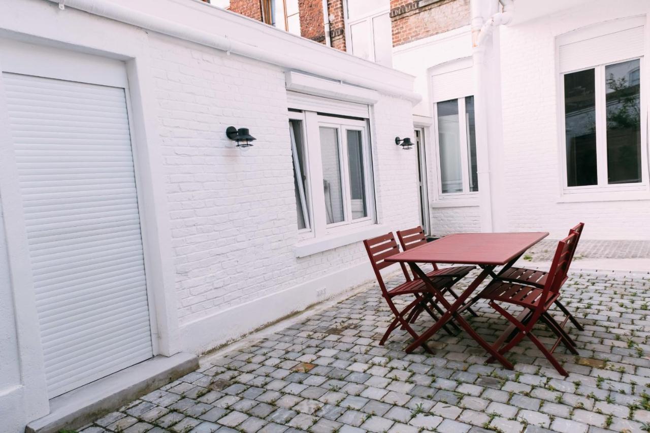Charming Apartment With Terrace In Lille Rijsel Buitenkant foto